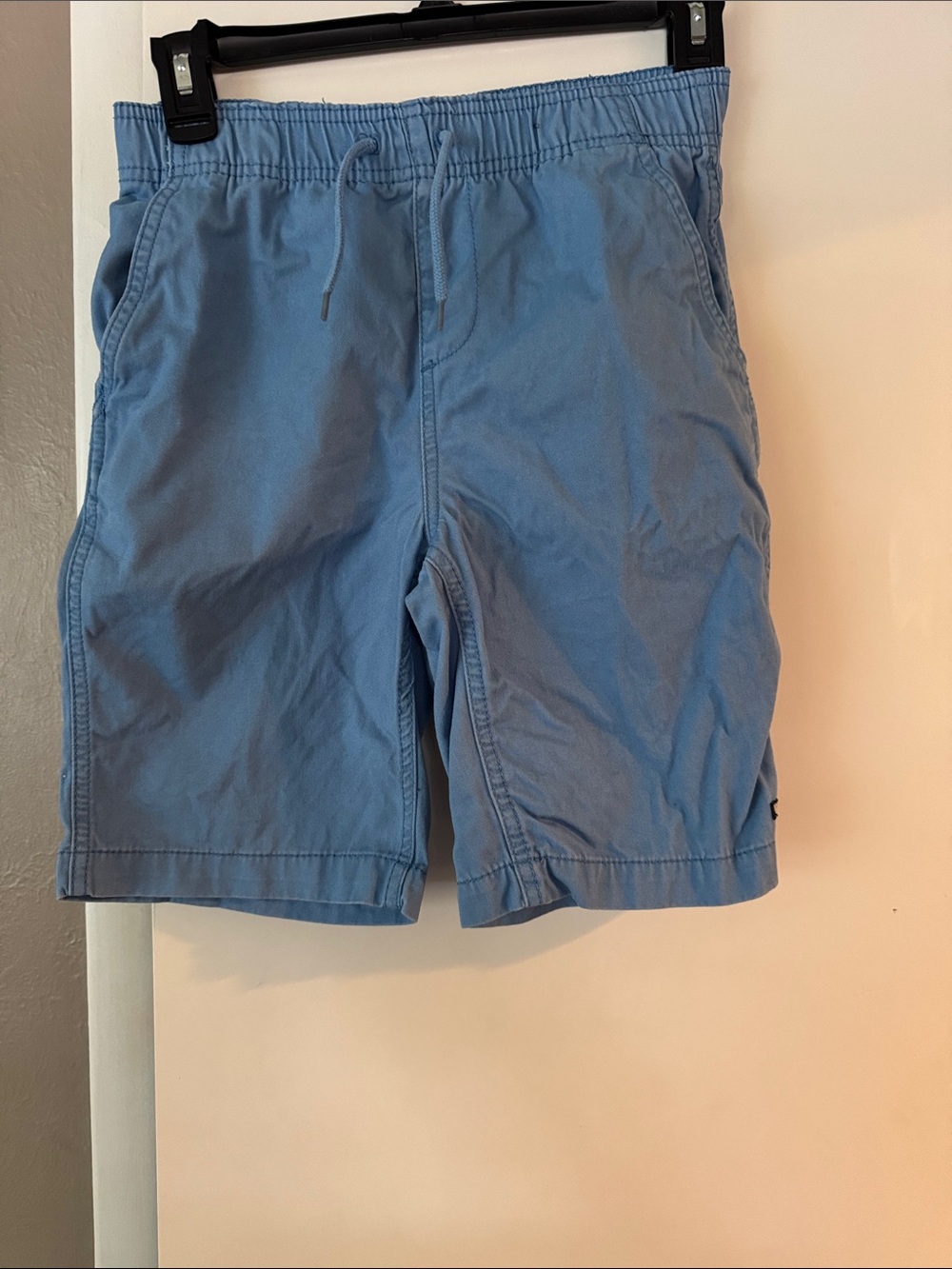 Men's Light Blue Cotton Shorts